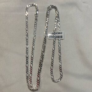 NWT Sterling silver 925 figaro chain